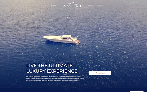 Azure Yacht Club Website