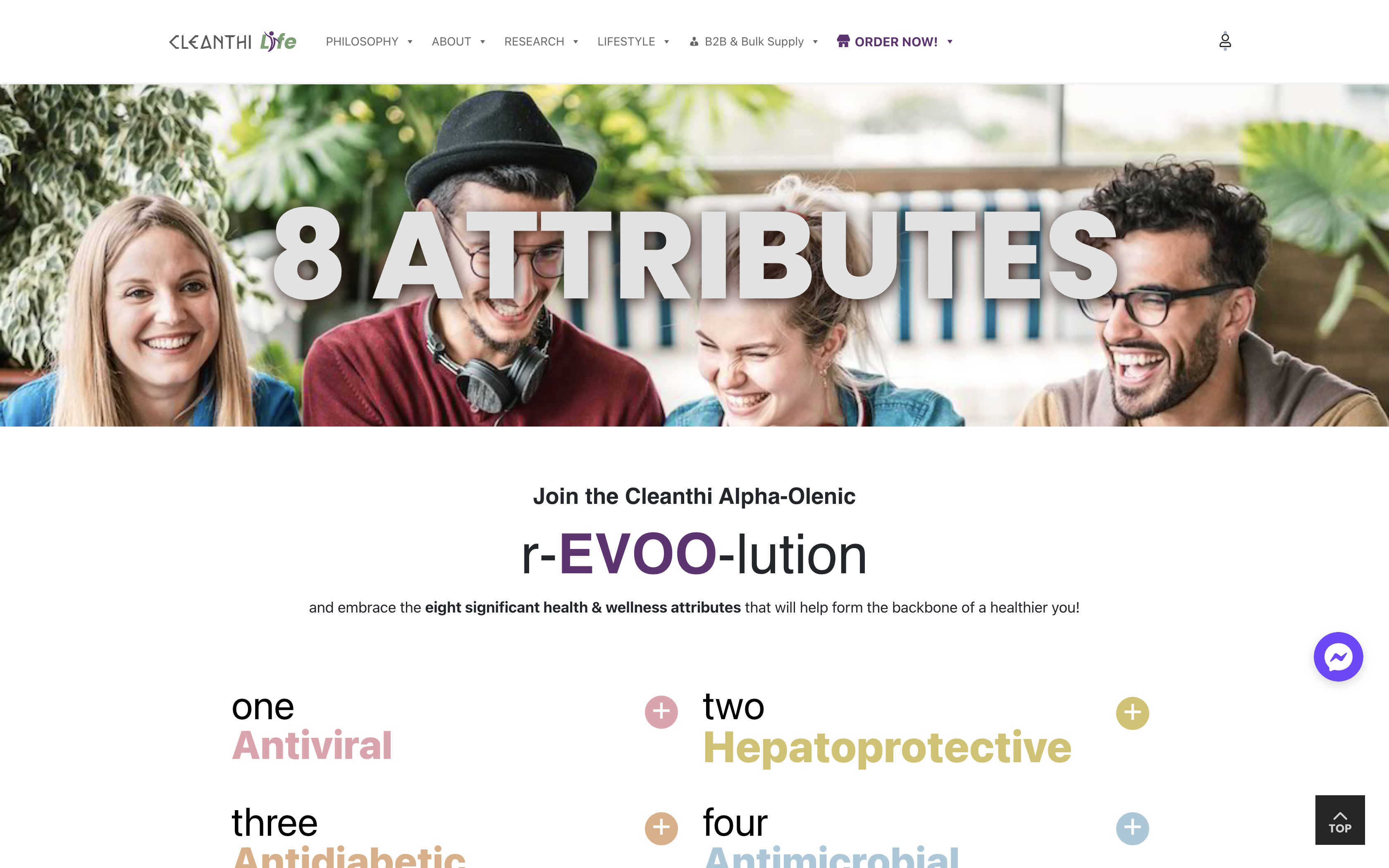 Cleanthi Life Website